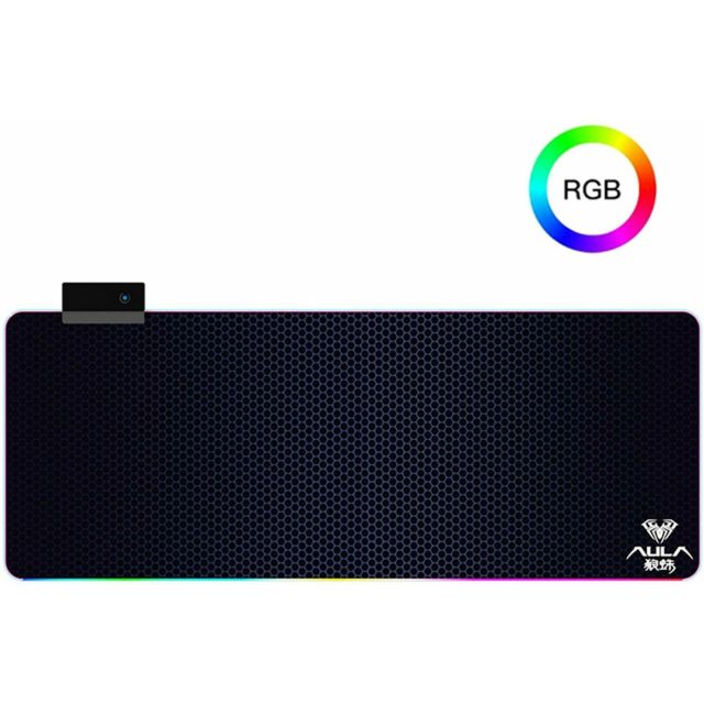 Aula F-X5 Gaming Mouse Pad XXL 800mm με RGB Φωτισμό Μαύρο