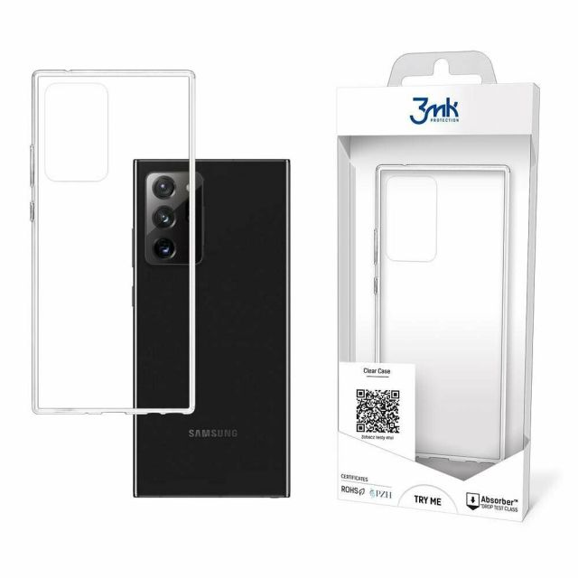 3MK Clear Case Back Cover Σιλικόνης Διάφανο (Galaxy Note 20 Ultra)