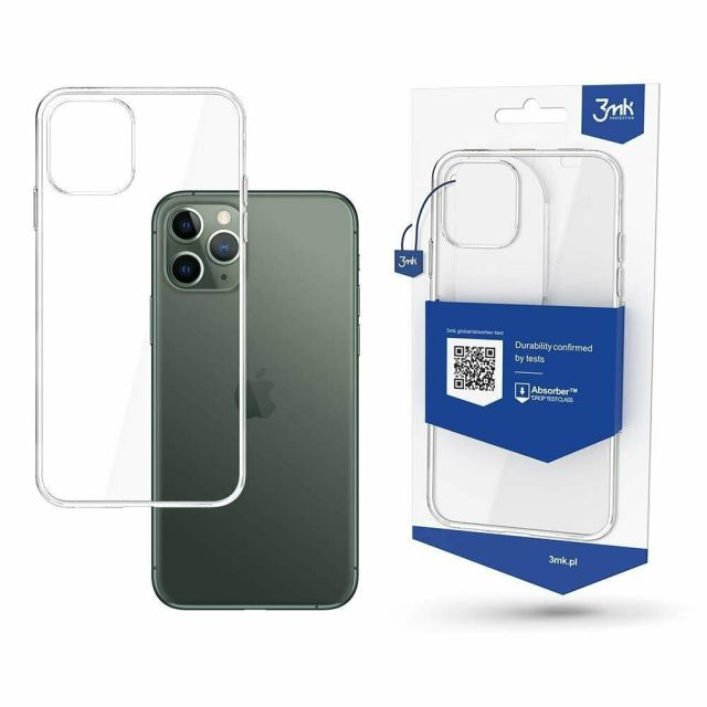 3MK Clear Back Cover Σιλικόνης Διάφανο (iPhone 11 Pro)
