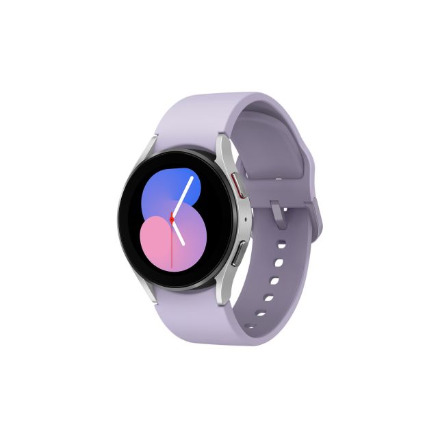 Samsung Galaxy Watch5 Rubber Band 40mm R900 WiFi (Silver with Purple band) Refurbished Grade A