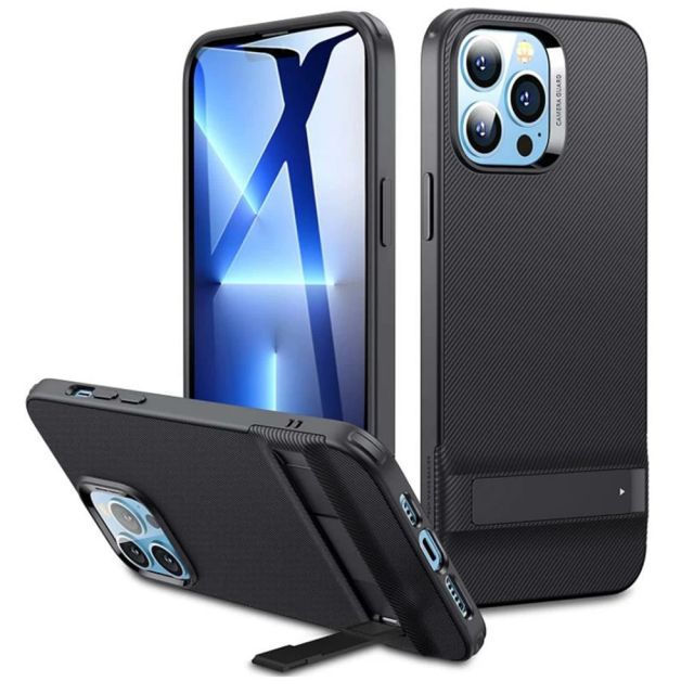 ESR Air Shield Boost Back Cover Σιλικόνης Μαύρο (iPhone 13 Pro Max)