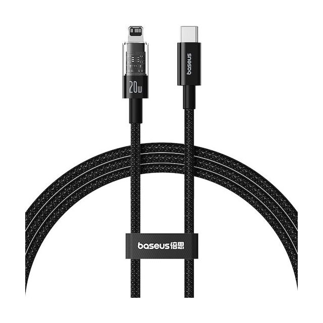 Baseus USB-C to Lightning Cable 20W Μαύρο 1m (P10373001111-00)