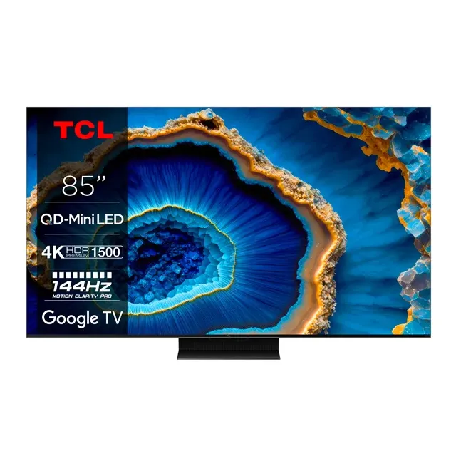 TCL Smart Τηλεόραση 85" 4K UHD Mini LED C80 HDR (2023) 85C805