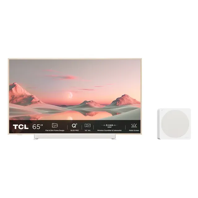 TCL Smart Τηλεόραση 65" 4K UHD QLED A300 PRO HDR (2024) 65A300 PRO