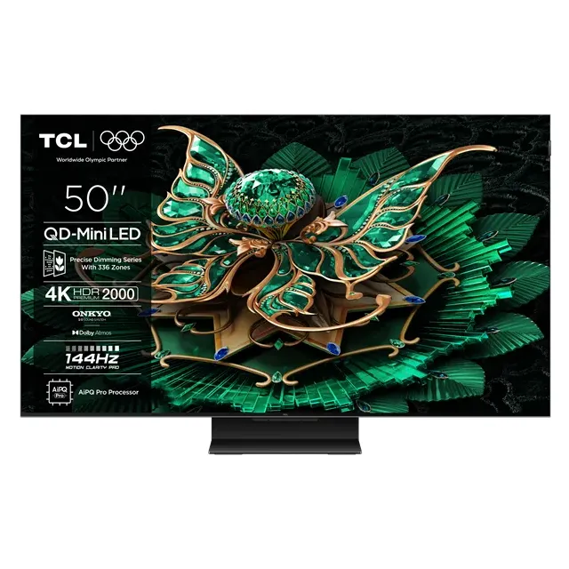 TCL 50C7K 4K QD Mini-LED 144HZ TV (2025)