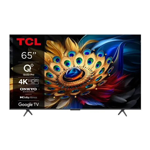 TCL Smart Τηλεόραση 65" 4K UHD QLED C655 HDR (2024) 65C655