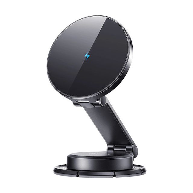 Joyroom Βάση Κινητού Αυτοκινήτου Jr-zs408 με Μαγνήτη και Ασύρματη Φόρτιση Μαύρη