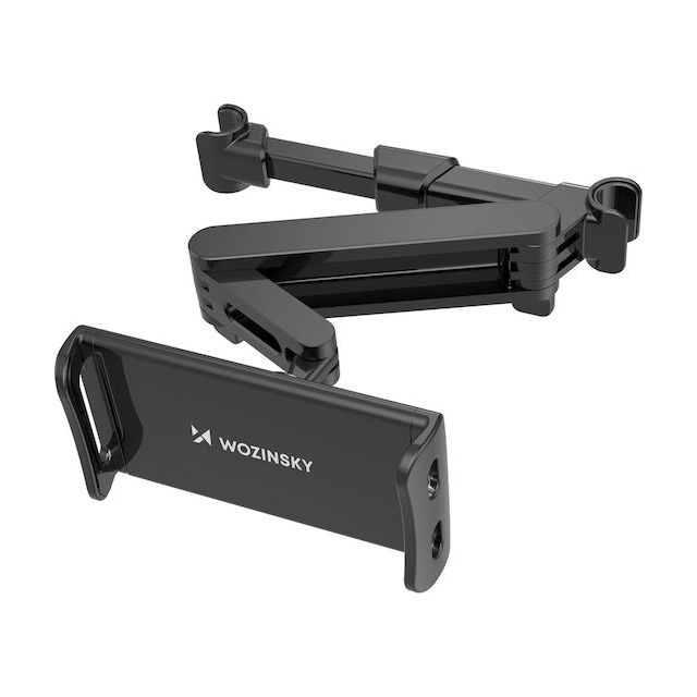 Wozinsky Βάση Κινητού Αυτοκινήτου με Ρυθμιζόμενα Άγκιστρα Μαύρη WTHBK3