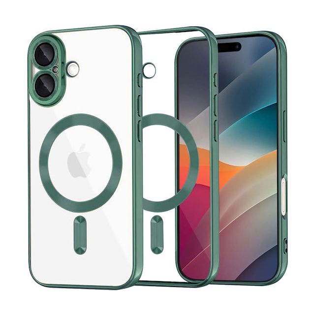 Techsuit Luxury Crystal Back Cover Πράσινο (iPhone 17)