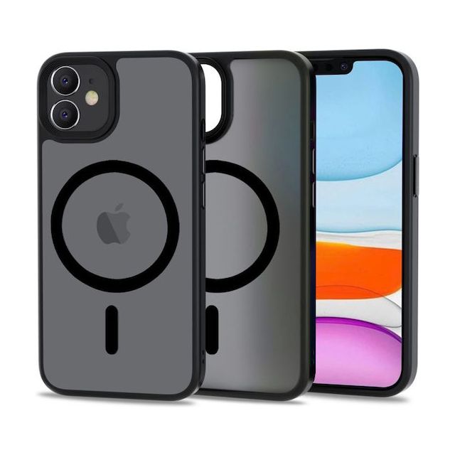 Tech-Protect Magmat MagSafe Back Cover Πλαστικό / Σιλικόνης 2mm Matte Black (iPhone 11)