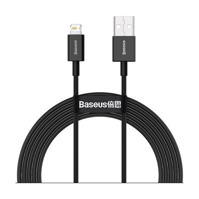 Baseus Superior Series USB to Lightning Cable Μαύρο 2m (CALYS-C01)