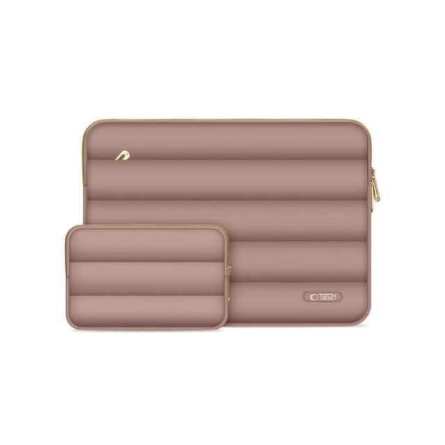 Tech-Protect Puffy Θήκη για Laptop 14" σε Καφέ χρώμα