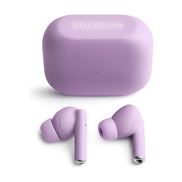 Colorum In-ear Bluetooth Handsfree Ακουστικά με Θήκη Φόρτισης Lavenda