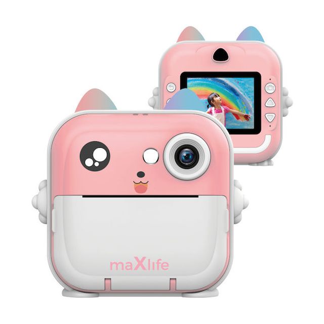 Compact Φωτογραφική Μηχανή με Οθόνη 2.4" Θερμικής Εκτύπωσης Ροζ