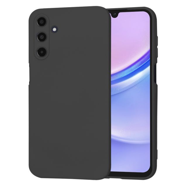 Techsuit Back Cover Σιλικόνης Μαύρο (Galaxy A15)