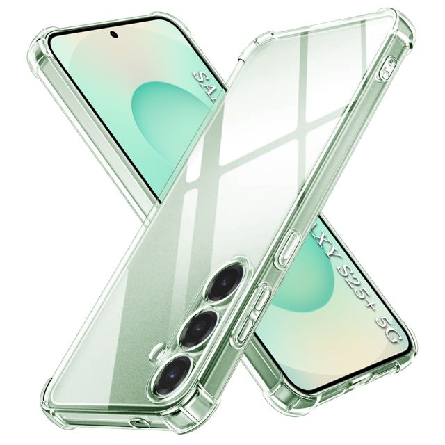Techsuit Shockproof Clear Back Cover Σιλικόνης Διάφανο (Samsung Galaxy S25 Plus - Techsuit)