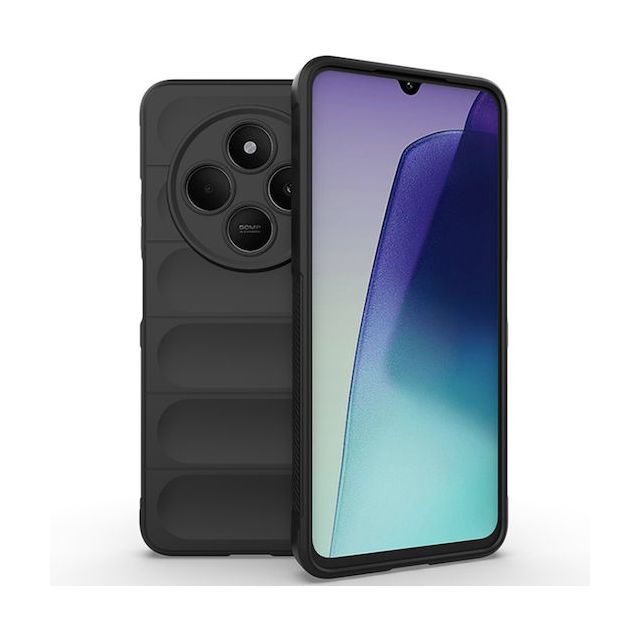 Techsuit Magic Back Cover Σιλικόνης Μαύρο (Xiaomi Redmi 14C)