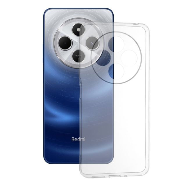 Techsuit Clear Back Cover Σιλικόνης 1.5mm Διάφανο (Xiaomi Redmi 14C)
