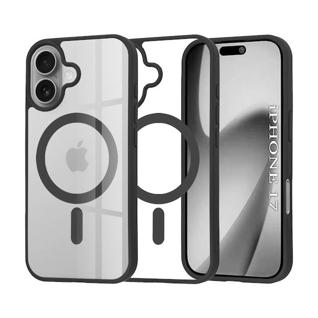Techsuit Back Cover Σιλικόνης Μαύρο (iPhone 17)