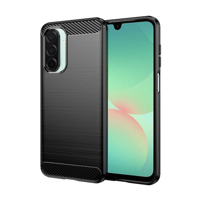 Techsuit Carbon Back Cover Σιλικόνης Μαύρο (Samsung Galaxy A26 5G - Techsuit)