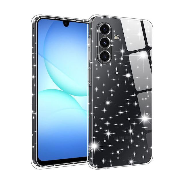 Techsuit Sparkleskin Series Back Cover Σιλικόνης με Λουράκι Διάφανο (Galaxy A17)