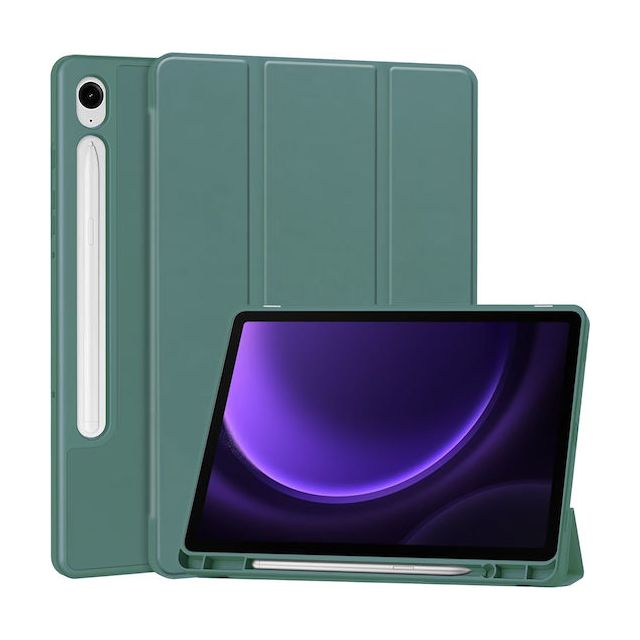 Techsuit Flip Cover Σιλικόνης Πράσινο (iPad Air 2024 11")