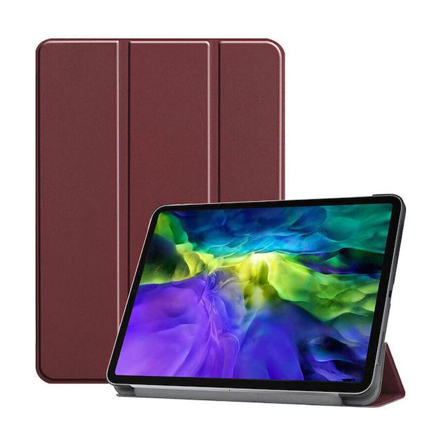 Techsuit Foldpro Flip Cover Δερματίνης Μπορντό (iPad 2019/2020/2021 10.2'')