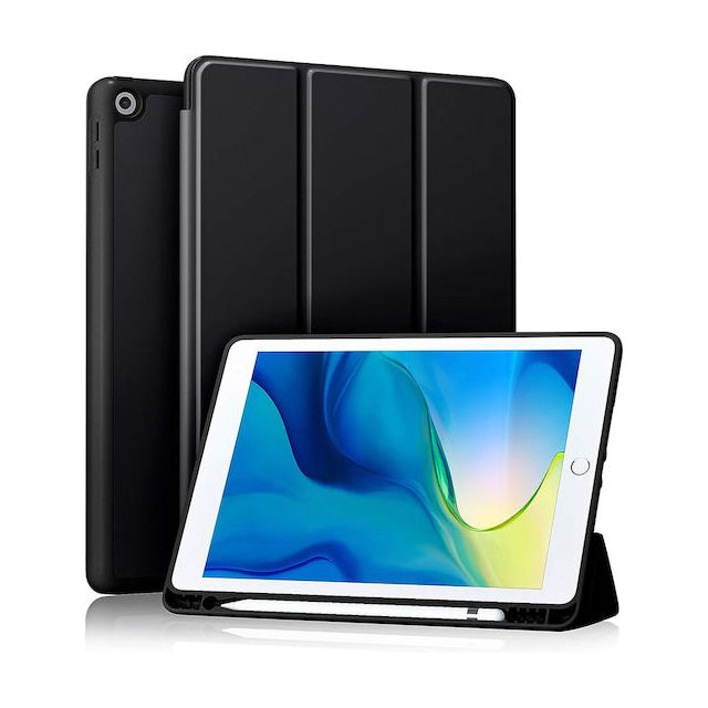 Techsuit Flip Cover Μαύρη (iPad 10.2 (2019 / 2020 / 2021))