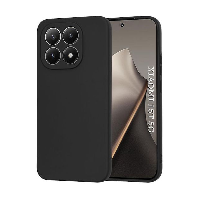 Techsuit Softflex Back Cover Σιλικόνης Μαύρο (Xiaomi 15T)