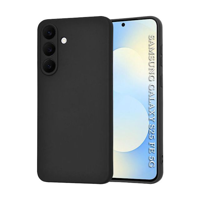 Techsuit Back Cover Σιλικόνης Μαύρο (Galaxy S25 FE)