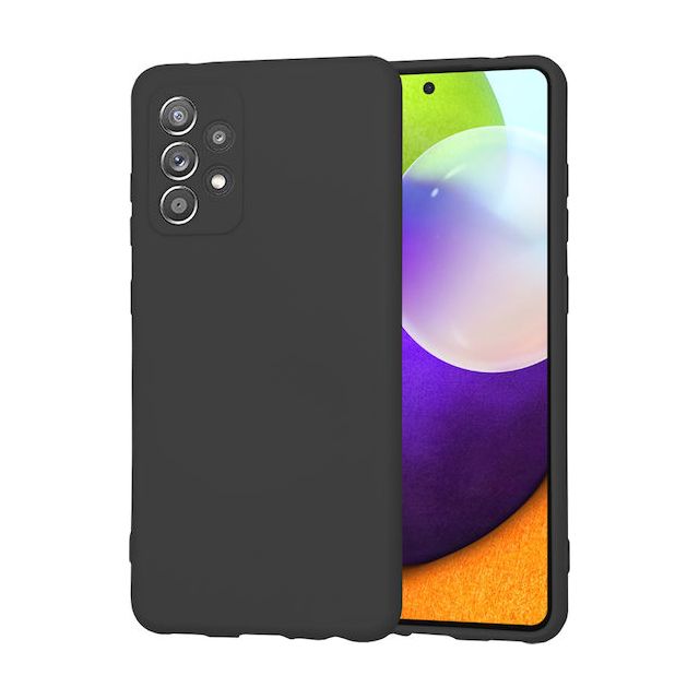 Techsuit Back Cover Σιλικόνης Μαύρο (Galaxy A52 / A52s)