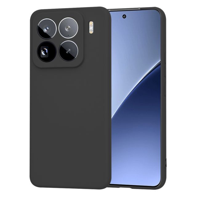 Techsuit Softflex Back Cover Σιλικόνης Μαύρο (Xiaomi 15 Pro)