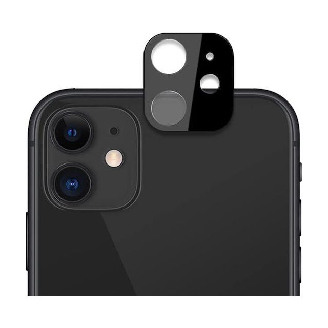 Techsuit Full Προστασία Κάμερας Tempered Glass Μαύρο για το iPhone 12.