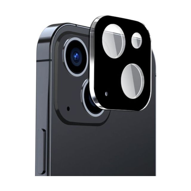 Techsuit Full Προστασία Κάμερας Tempered Glass Μαύρο για το iPhone 15