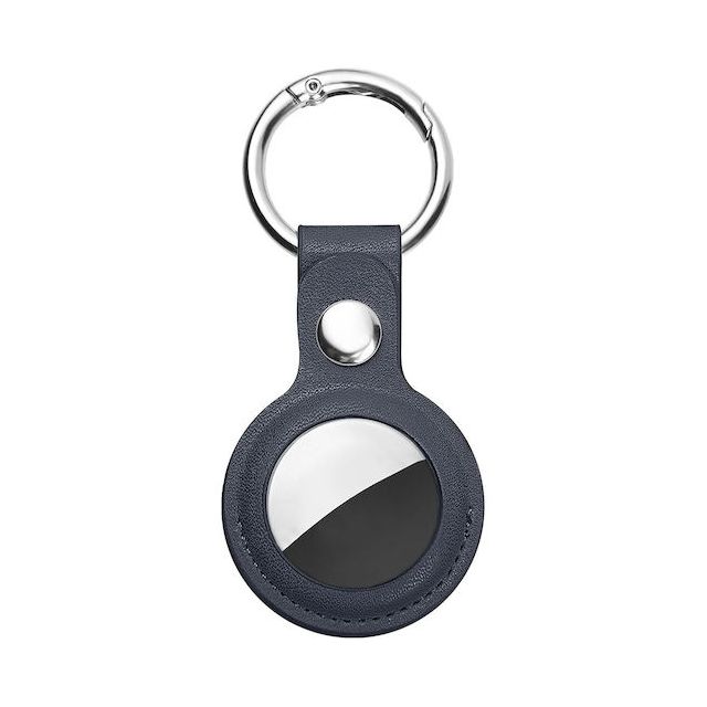 Techsuit Θήκη Δερμάτινη για AirTag σε Μπλε χρώμα