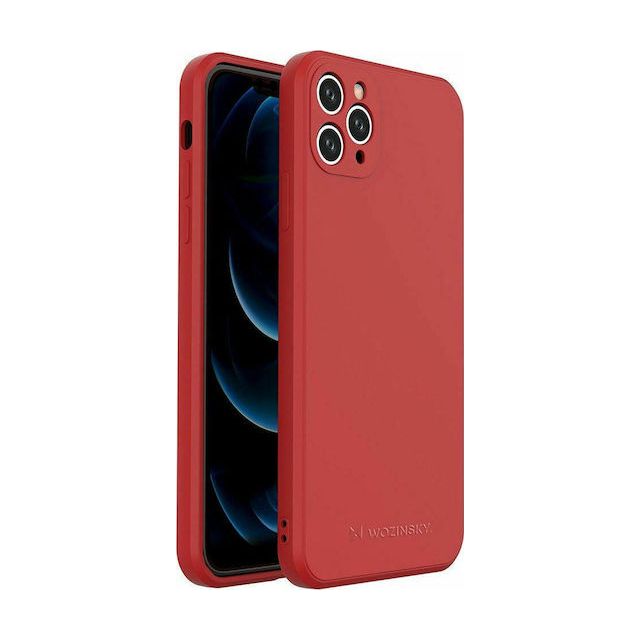 Wozinsky Color Back Cover Σιλικόνης Κόκκινο (iPhone 12 Pro Max)