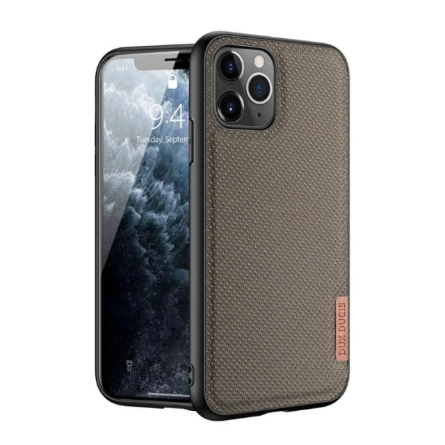 Dux Ducis Fino Back Cover Σιλικόνης / Υφασμάτινο Πράσινο (iPhone 11 Pro Max)