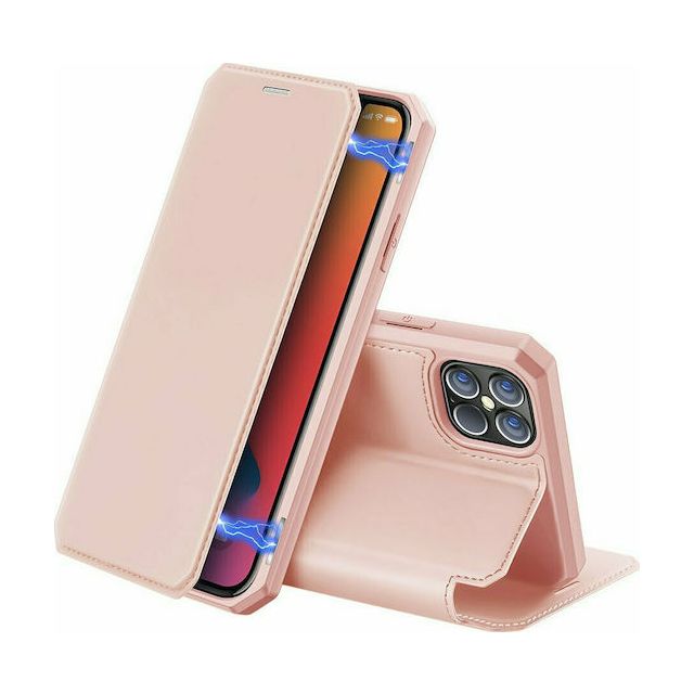 Dux Ducis Skin Pro Book Δερματίνης Ροζ (iPhone 12 Pro Max)
