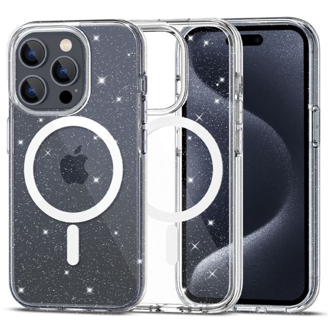 Techsuit Sparkleskin Back Cover Σιλικόνης Διάφανο (iPhone 16 Pro)