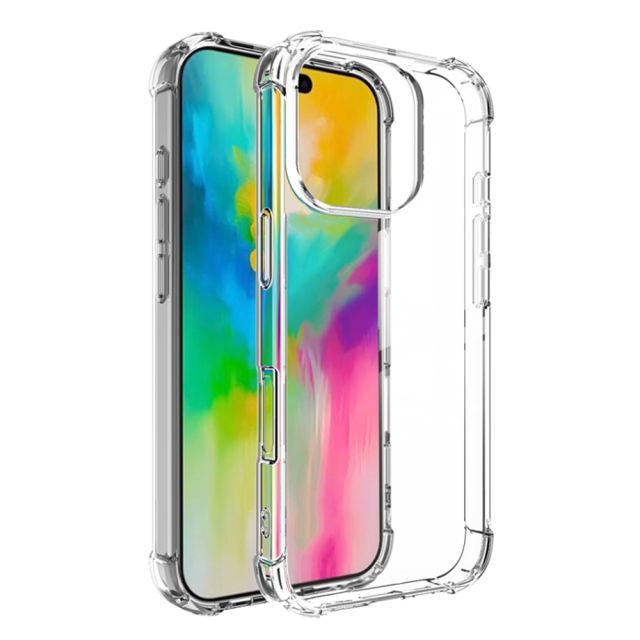 Techsuit Shockproof Clear Back Cover Σιλικόνης Διάφανο (iPhone 16 Pro)