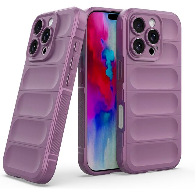 Techsuit Magic Shield Back Cover Σιλικόνης Μωβ (16 Pro Max)