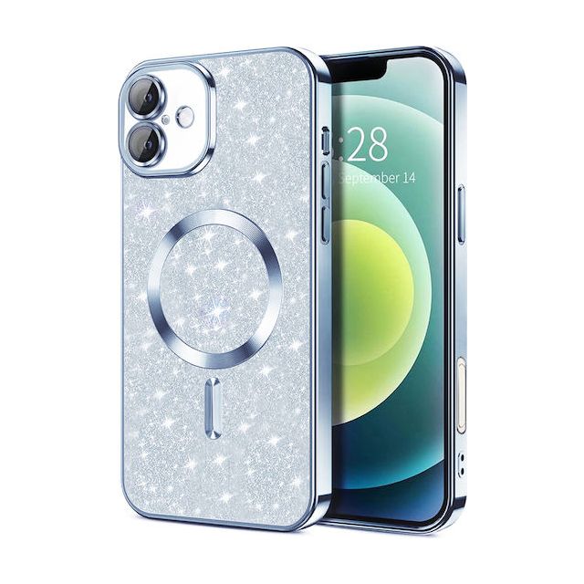 Techsuit Glitter Back Cover Σιλικόνης / Πλαστικό Γαλάζιο (iPhone 16)