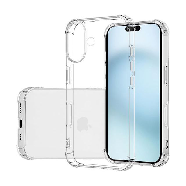 Techsuit Shockproof Clear Back Cover Σιλικόνης Διάφανο (iPhone 16 Plus)