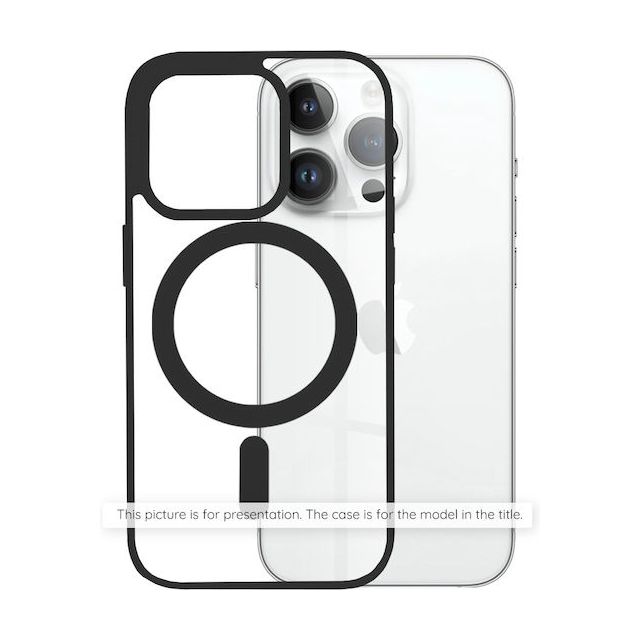 Techsuit MagSafe Pro Back Cover Σιλικόνης / Πλαστικό Μαύρο (iPhone 16 Pro Max)