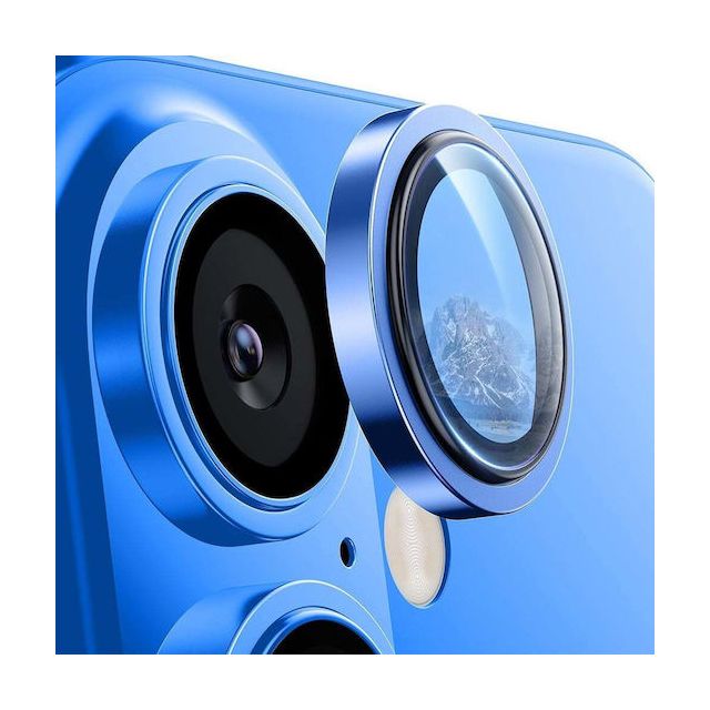 Lito Προστασία Κάμερας Tempered Glass Μπλε για το iPhone 16, iPhone 16 Plus