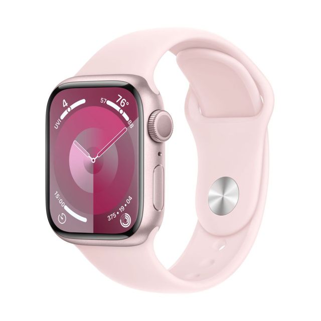 Apple Watch Series 9 41mm GPS Aluminum Case | Pink | Beige Sport Band | Refurbished Grade A