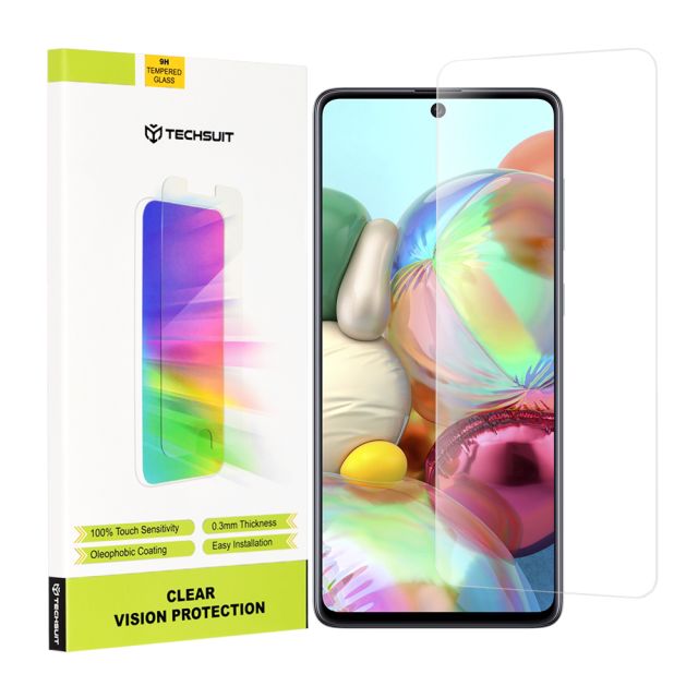 Techsuit Clear Vision Glass Tempered Glass (Galaxy A71)