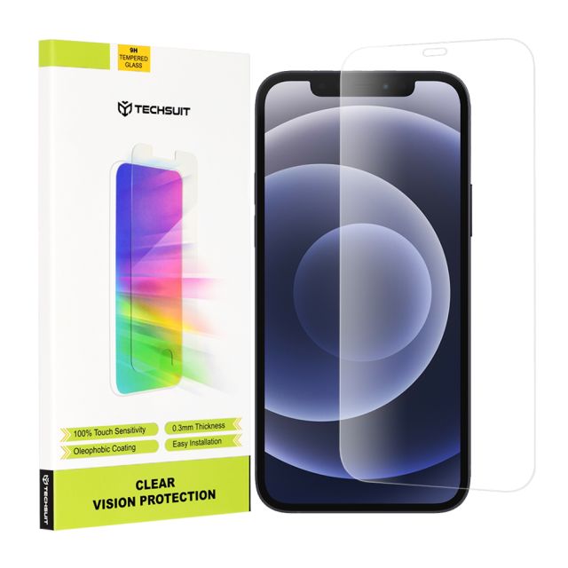 Techsuit Clear Vision Glass Tempered Glass (iPhone 12 / 12 Pro)