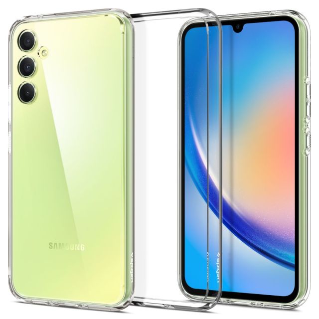 Spigen Ultra Hybrid Back Cover Σιλικόνης Crystal Clear (Galaxy A34)