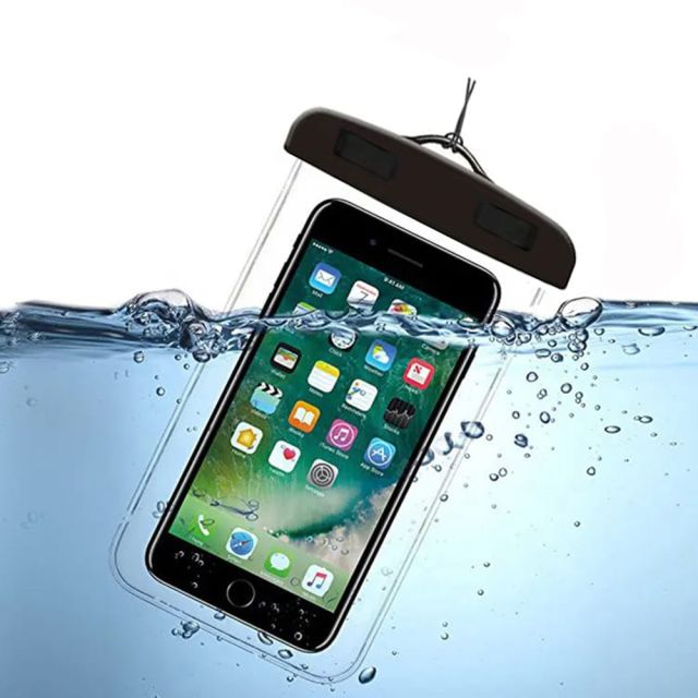 Techsuit Waterproof Case for Phone 6.5" Black